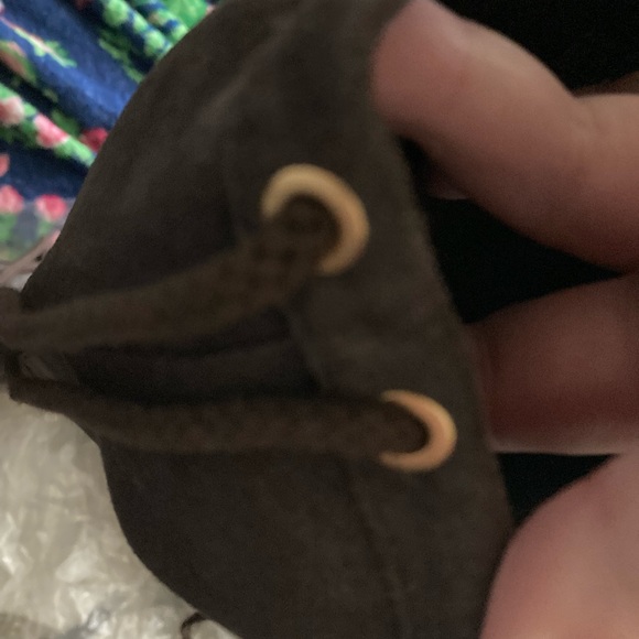 Brown Suede Knee High Rockporg Cedra Scrunch boot - Picture 5 of 6